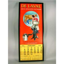 1940 De Laval Cream Separator Calendar