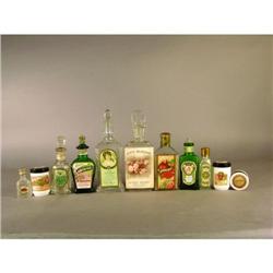 10 Misc Early Toiletry Bottles