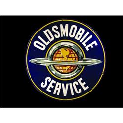 Oldsmobile Service Porcelain Sign
