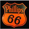 Image 1 : Phillips 66 Die Cut Porcelain Sign