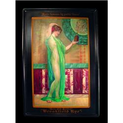 Brookfield Rye Self Framed Tin Sign