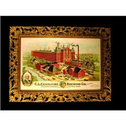 C.L. Centlivre Brewing Co. Paper sign