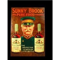 Sunny Brook Whiskey Tin Sign