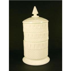 Milk Glass Stacking Candy Jar
