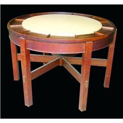 Oak Poker Table with reversible top