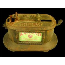 Extremely Rare, Cast Iron Cigar Lighter