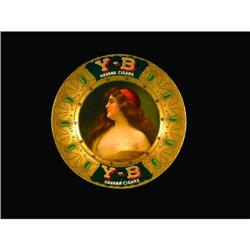 Y-B Havana Cigars Tin Art Plate