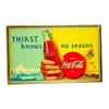 1935 Coca Cola Cardboard Sign