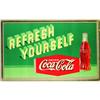 Image 1 : 1935 Coca Cola Cardboard Sign