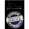 Dodge, Plymouth Service porcelain sign