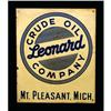 Leonard Crude Oil Tin Sign