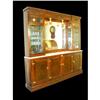 Soda Fountain Back Bar with leaded glass
