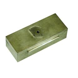 Nickel Plated Brass Playing Card Box