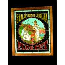 Seal of North Carolina Leaded Window
