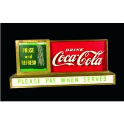 Coca Cola Motion Light Up Sign