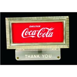 Coca Cola Cash Register Top Sign