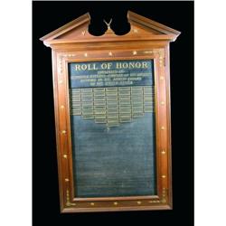 Coca Cola Roll of Honor Display Case