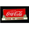 Image 1 : Coca Cola Counter Top Sign.