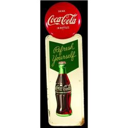 1950 Coca Cola Vertical Pilaster Sign