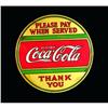 Image 1 : Coca Cola Reverse Glass Sign