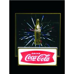 Coca Cola Gold Bottle Light Up Sign