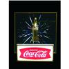 Image 1 : Coca Cola Gold Bottle Light Up Sign