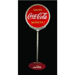 Coca Cola Lolli-Pop Porcelain Sign