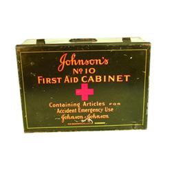 Johnsons Tin First Aid Cabinet