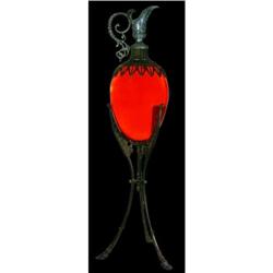 Apothecary Show Globe Cast Iron Stand