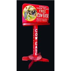 Rare Cow-Ease Tin Store Display