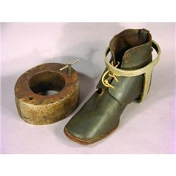 Extremely Rare Oregon Boot, 1876