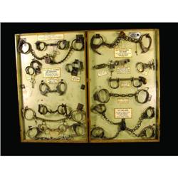 Display Box of over 18 Handcuffs