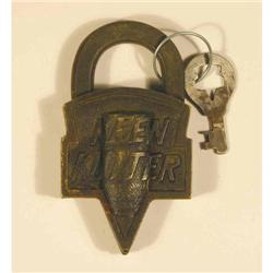 Keen Kutter Padlock Santa Fe Railway
