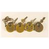 Image 1 : Four Pancake Style Padlocks