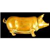 Brass Pig Match Safe