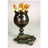 Early Victorian Cast Iron Wood Cigar Holder