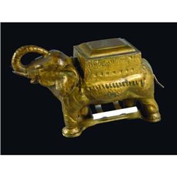 Cast Iron Elephant Cigarette Dispenser