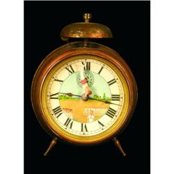 Early Alarm Clock with Gymnast Scene