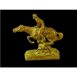 Metal Pony Express Figure
