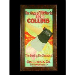 Collins Axe Cardboard String Hanger Sign