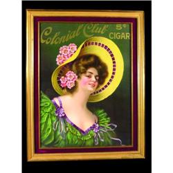 Colonial Club Cigar Paper Sign