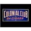 Image 2 : Colonial Club 5 Cent Cigar Tin Flange Sign
