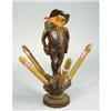 Rheinfall Figural Wood Cigar Match Holder