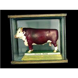 Encased Replica of Hereford Steer