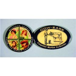 Two Celluloid Pocket Mirrors