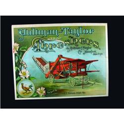 Aultman Taylor Threshers Paper Sign