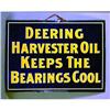 Image 1 : Deering Harvester Oil Porcelain Sign