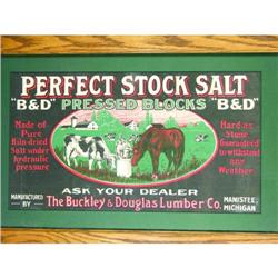 Perfect Stock Salt Canvas Sign