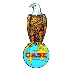 Case Single Sided Porcelain Sign