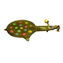 Early Cast Iron Marble Game